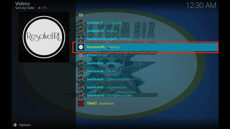 FireStick Install SealTeam6 Kodi